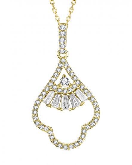 FLORAL STYLE DIAMOND PENDANT (TP2401)