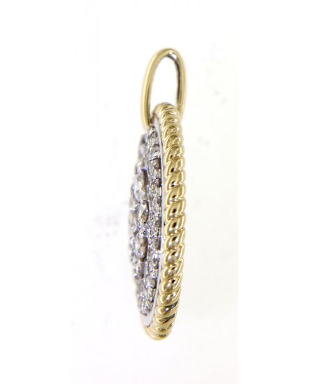 OVAL STYLE DIAMOND PENDANT (TP2403)