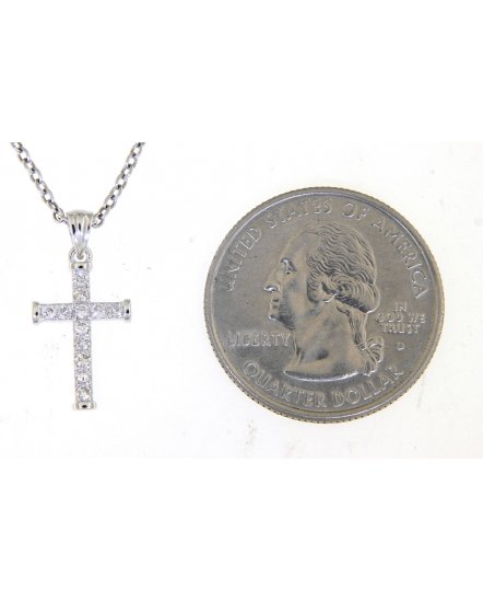 CROSS DIAMOND PENDANT (TP2415)