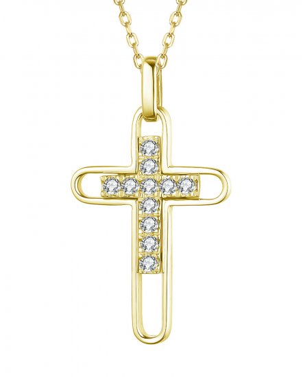 CROSS DIAMOND PENDANT (TP2417)