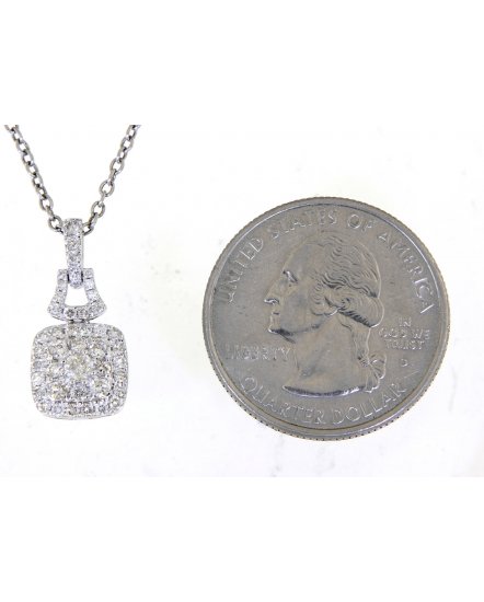 SQUARE SHAPE DIAMOND PENDANT (TP2423)