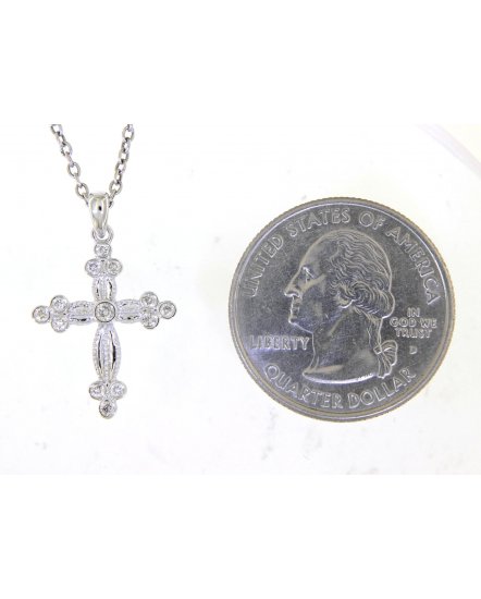 CROSS DIAMOND PENDANT (TP2425)