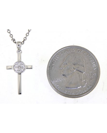 CROSS DIAMOND PENDANT (TP2428)