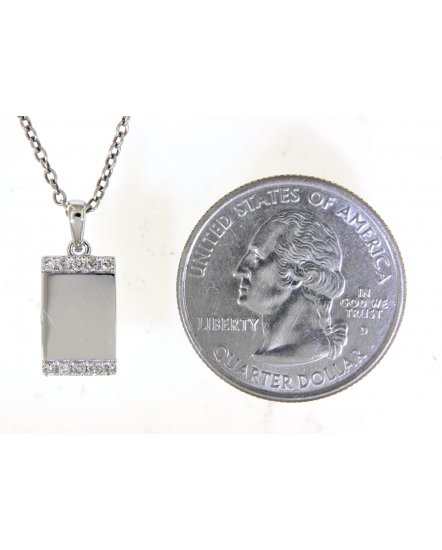DOG TAG DIAMOND PENDANT (TP2430)