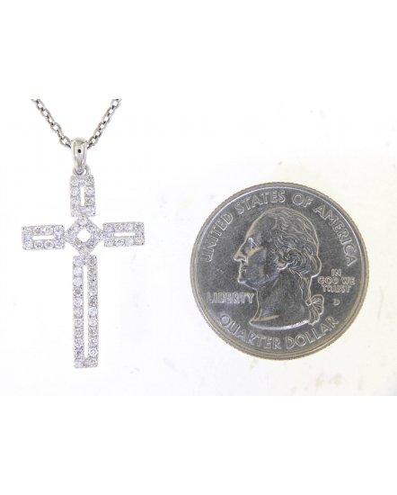 CROSS DIAMOND PENDANT (TP2437)