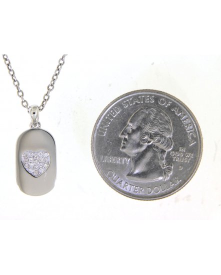 DOG TAG DIAMOND PENDANT (TP2441)