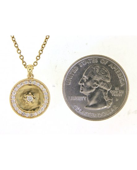 ROUND DIAMOND PENDANT (TP2453)