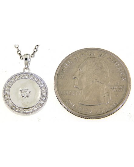 ROUND DIAMOND PENDANT (TP2453)