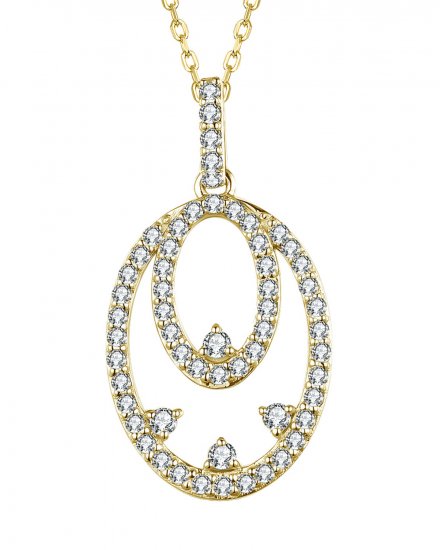 OVAL STYLE DIAMOND PENDANT (TP2457)