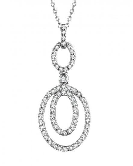 OVAL STYLE DIAMOND PENDANT (TP2461)