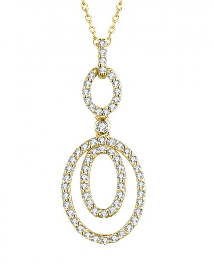 OVAL STYLE DIAMOND PENDANT (TP2461)