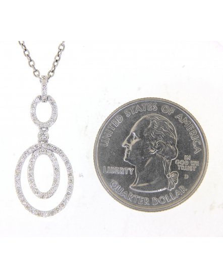 OVAL STYLE DIAMOND PENDANT (TP2461)