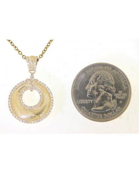 ROUND DIAMOND PENDANT (TP2472)