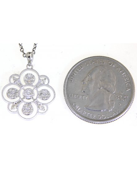 FLORAL STYLE DIAMOND PENDANT (TP2503)
