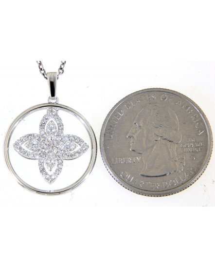 FOUR LEAF DIAMOND PENDANT (TP2504)