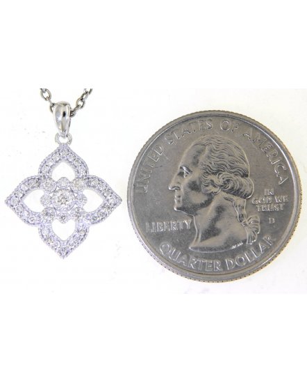 FOUR LEAF STYLE DIAMOND PENDANT (TP2505)