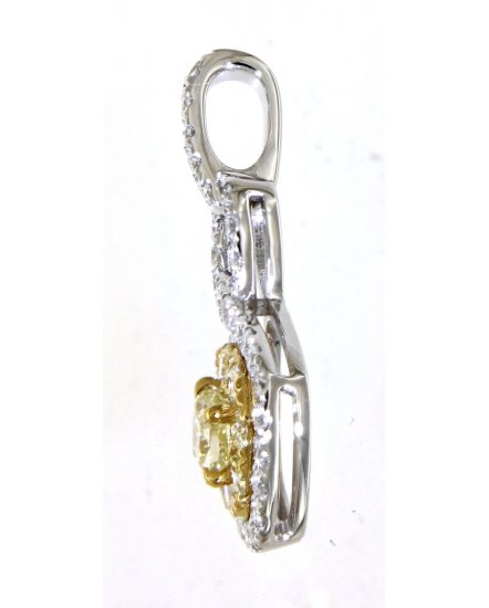 MULTI TONE CUSHION DIAMOND PENDANT (TP2544)