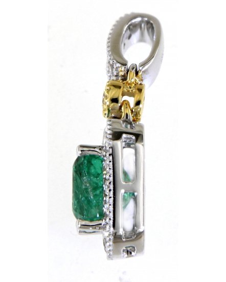 EMERALD CUT DIAMOND PENDANT (TP2558)