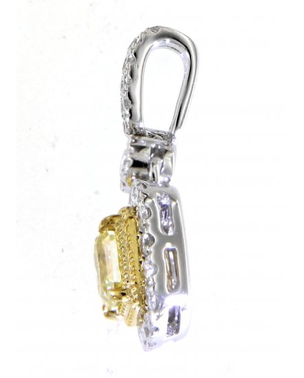 MULTI TONE RADIANT DIAMOND PENDANTT (TP2562)