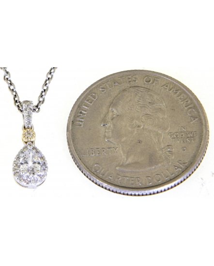 PEAR SHAPE DIAMOND PENDANT (TP2563)
