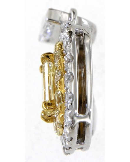 MULTI TONE RADIANT DIAMOND PENDANT (TP2576)