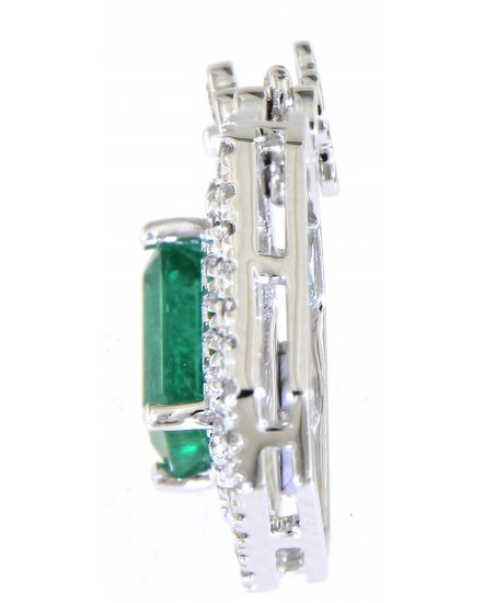 EMERALD CUT DIAMOND PENDANT (TP2589)