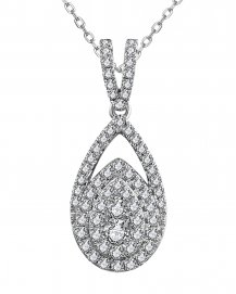 PEAR STYLE DIAMOND PENDANT (TP2608)