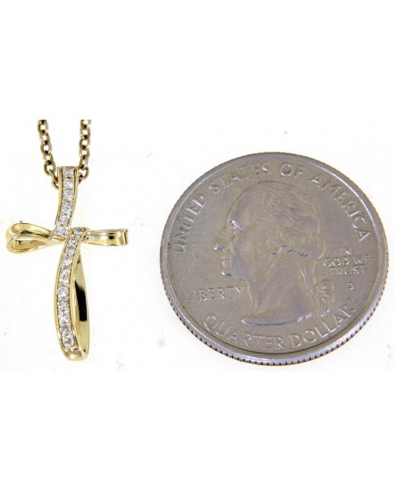 CROSS DIAMOND PENDANT (TP2614)