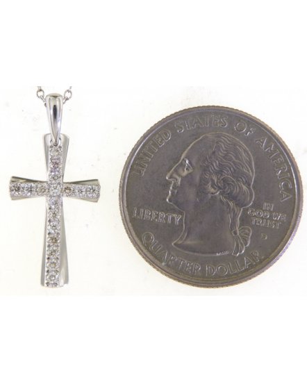 CROSS DIAMOND PENDANT (TP2663)