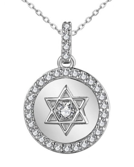JEWISH STAR DIAMOND PENDANT (TP2696)
