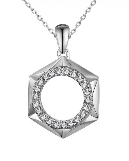HEXAGON STYLE DIAMOND PENDANT (TP2709)