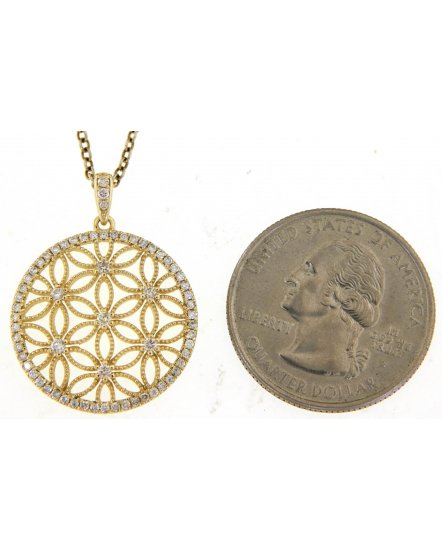 ROUND DIAMOND PENDANT (TP2741)