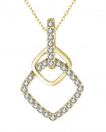 SQUARE SHAPE DIAMOND PENDANT (TP2743)