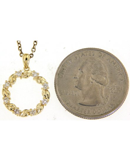 ROUND DIAMOND PENDANT (TP2744)