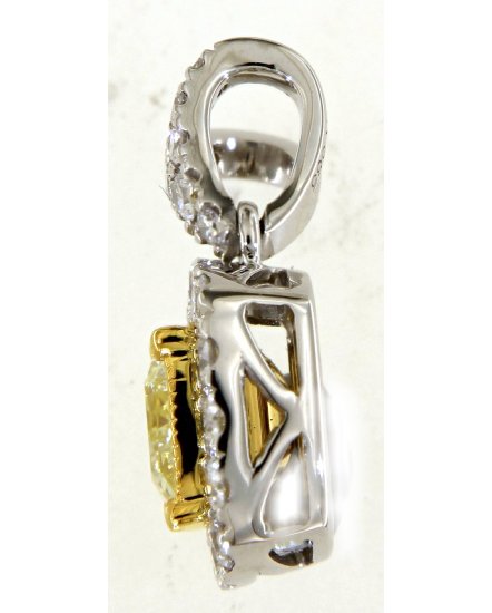 MULTI TONE CUSHION DIAMOND PENDANT (TP2759)