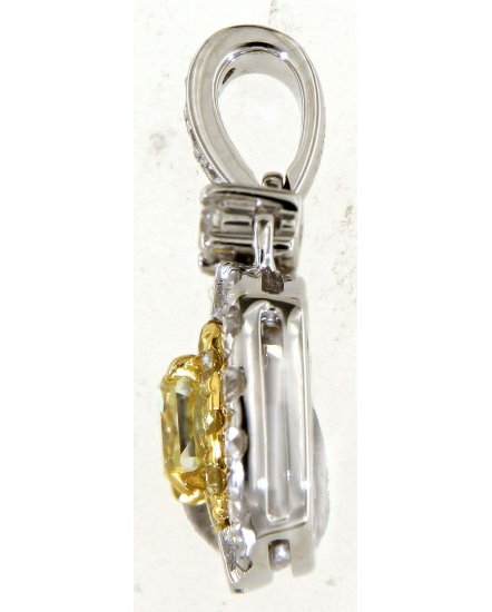 MULTI TONE CUSHION DIAMOND PENDANT (TP2761)