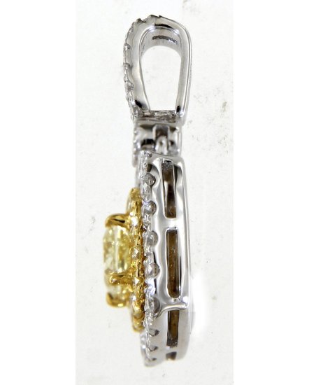 MULTI TONE CUSHION DIAMOND PENDANT (TP2774)