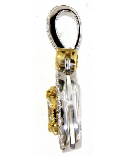 MULTI TONE MARQUISE DIAMOND PENDANT (TP2790)