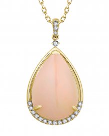 PEAR OPAL DIAMOND PENDANT (TP2932)