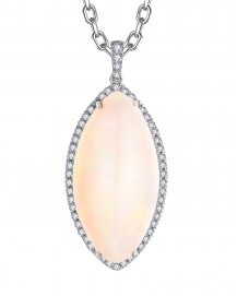 MARQUISE OPAL DIAMOND PENDANT (TP2936)