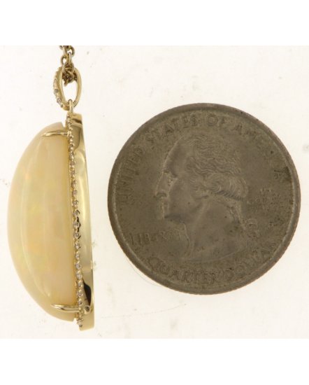 MARQUISE OPAL DIAMOND PENDANT (TP2936)