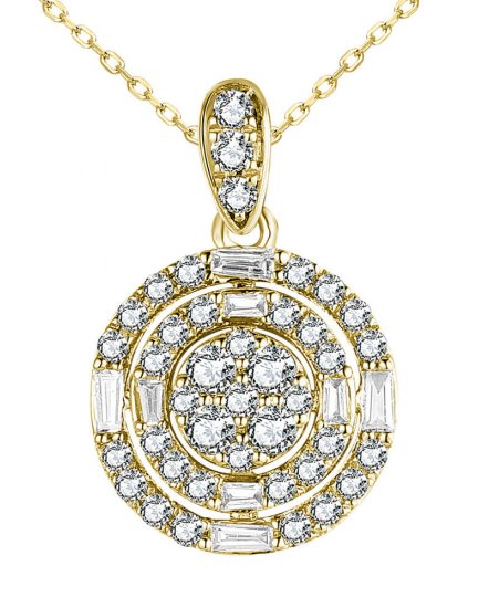 ROUND DIAMOND PENDANT (TP3018)