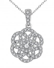 FLORAL STYLE DIAMOND PENDANT (TP3046)