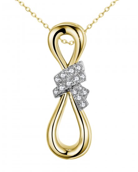 INFINITY STYLE DIAMOND PENDANT (TP3067)