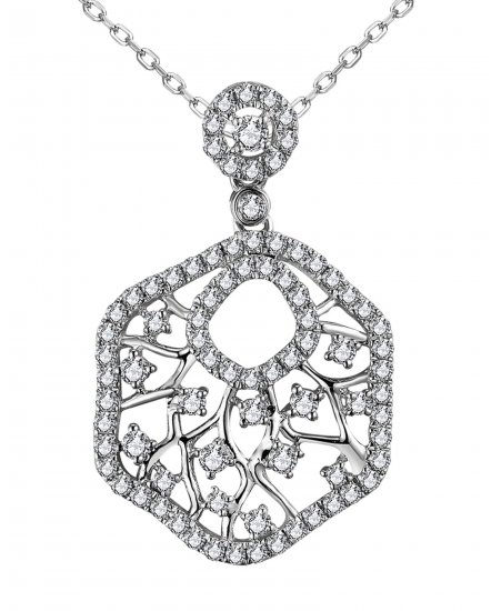 HEXAGON STYLE DIAMOND PENDANT (TP3113)