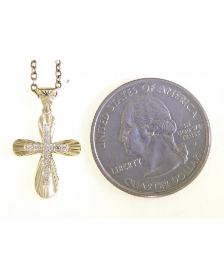 CROSS DIAMOND PENDANT (TP3143)