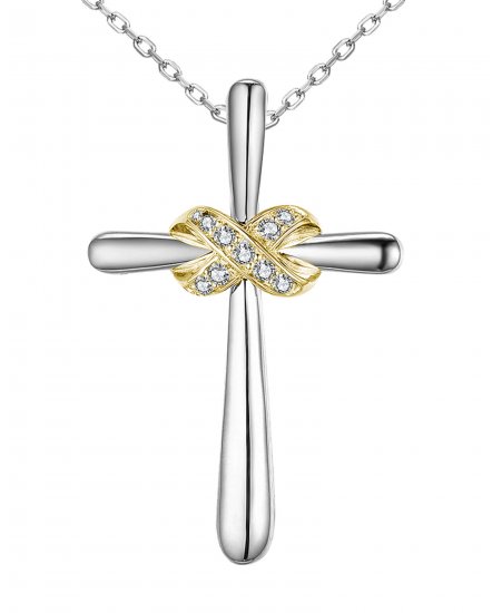 CROSS DIAMOND PENDANT (TP3149)