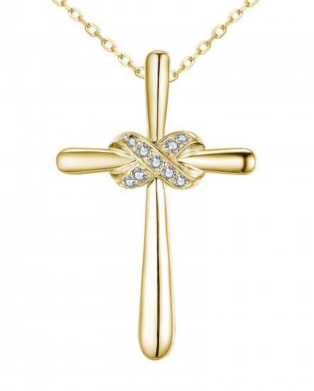 CROSS DIAMOND PENDANT (TP3149)