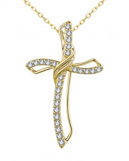 CROSS DIAMOND PENDANT (TP3156)