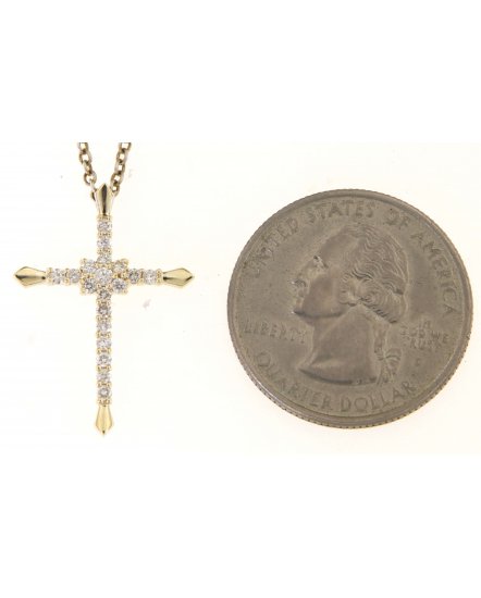CROSS DIAMOND PENDANT (TP3182)